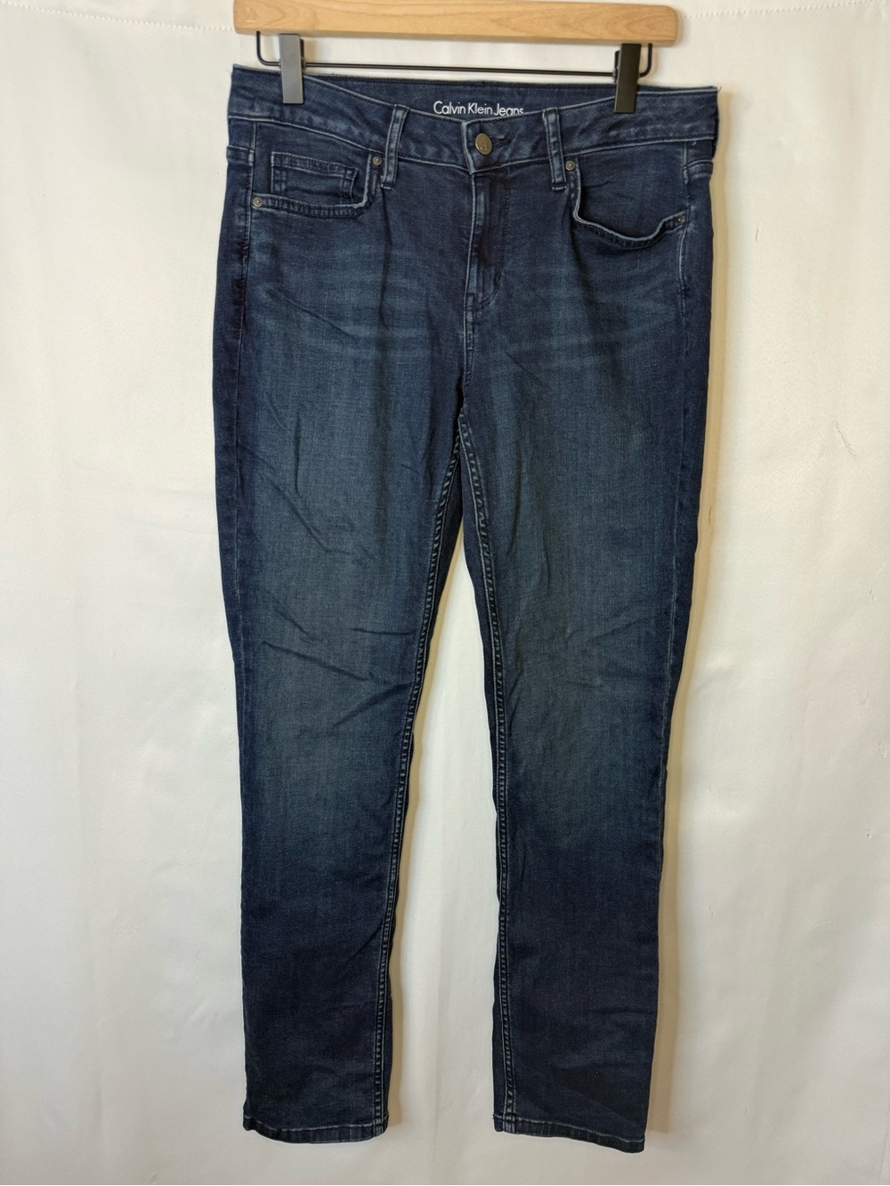 Calvin Klein Jeans - Dark Blue Ultimate Skinny Jeans - Size 10